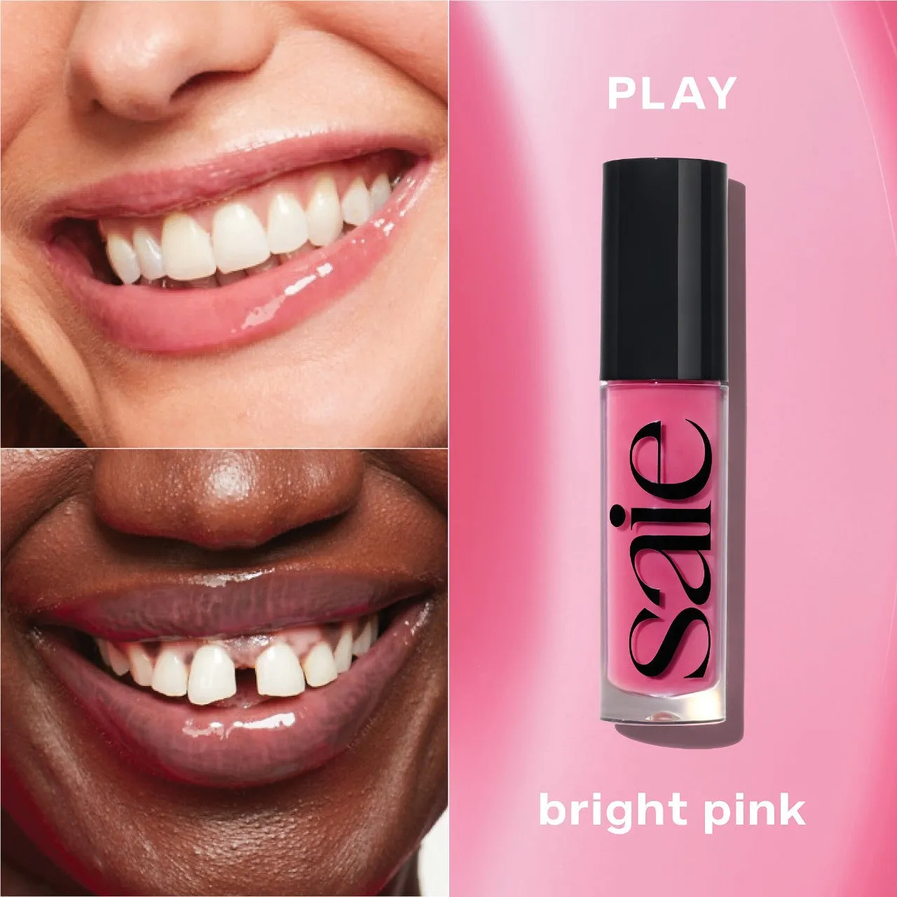 Saie - Glossybounce High Shine Hydrating Lip Gloss Oil - Play
