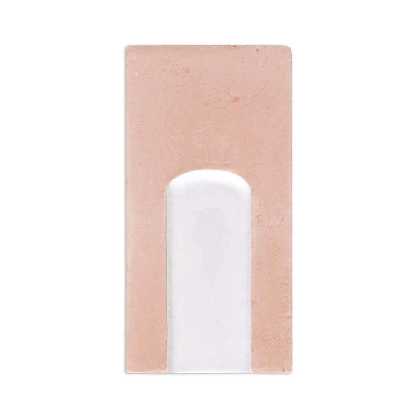 [Sample] Hueco Half Glazed Chalk 4"x8"