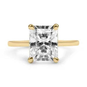 Sarah | Radiant Moissanite Engagement Ring