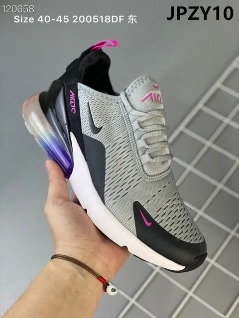 SCHNIKE-air max 270 men's running shoe original air cushion breathable comfort brand new fashion classic