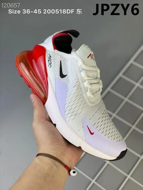 SCHNIKE-air max 270 men's running shoe original air cushion breathable comfort brand new fashion classic
