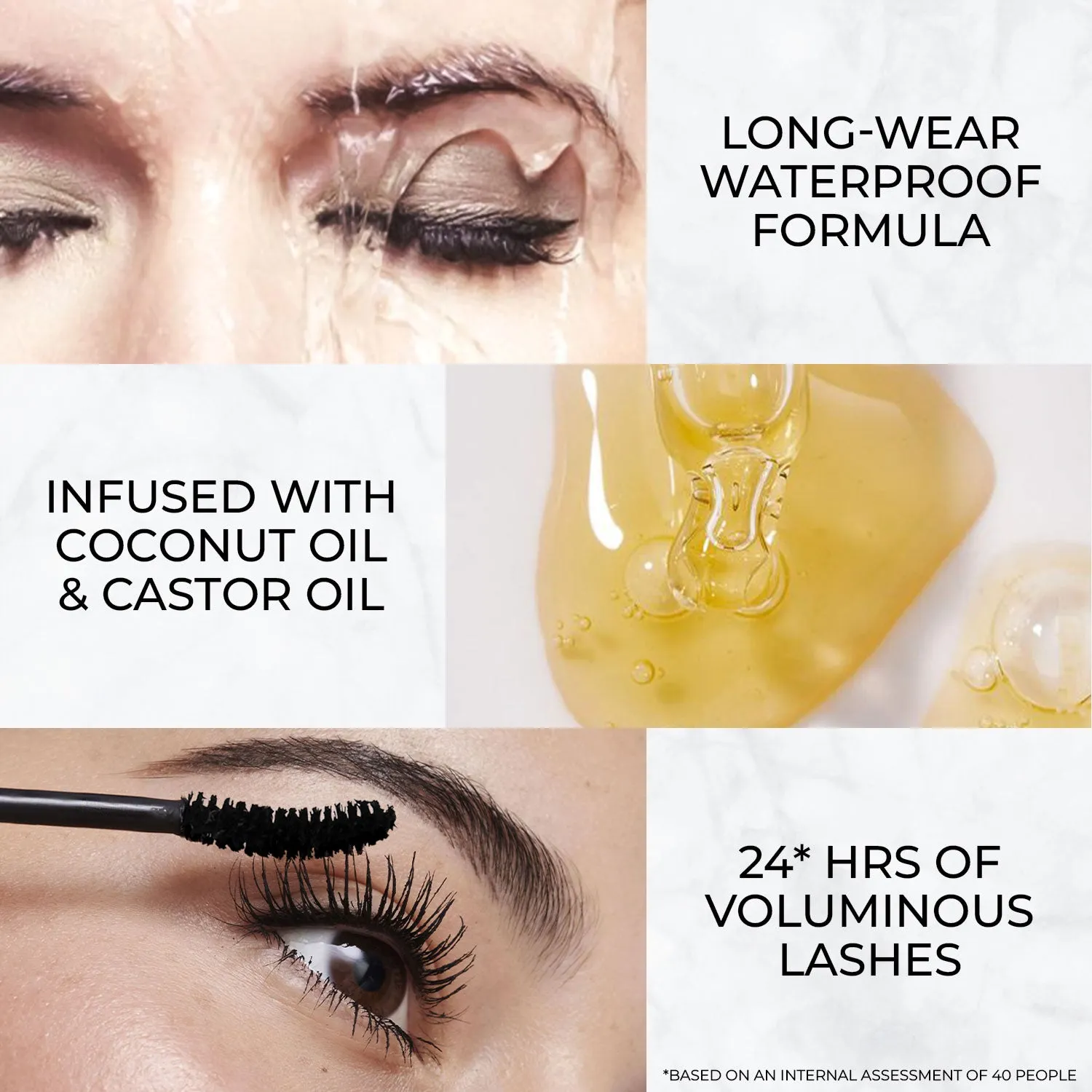 Serum-infused Volume Boost Mascara with Castor Oil and Coconut Oil - 8 ml