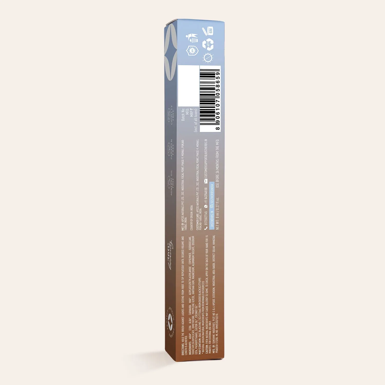 Serum-infused Volume Boost Mascara with Castor Oil and Coconut Oil - 8 ml