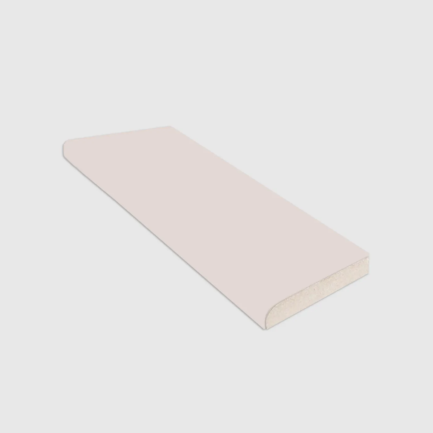 Single Bullnose Lavender Matte Tile 2"x8"