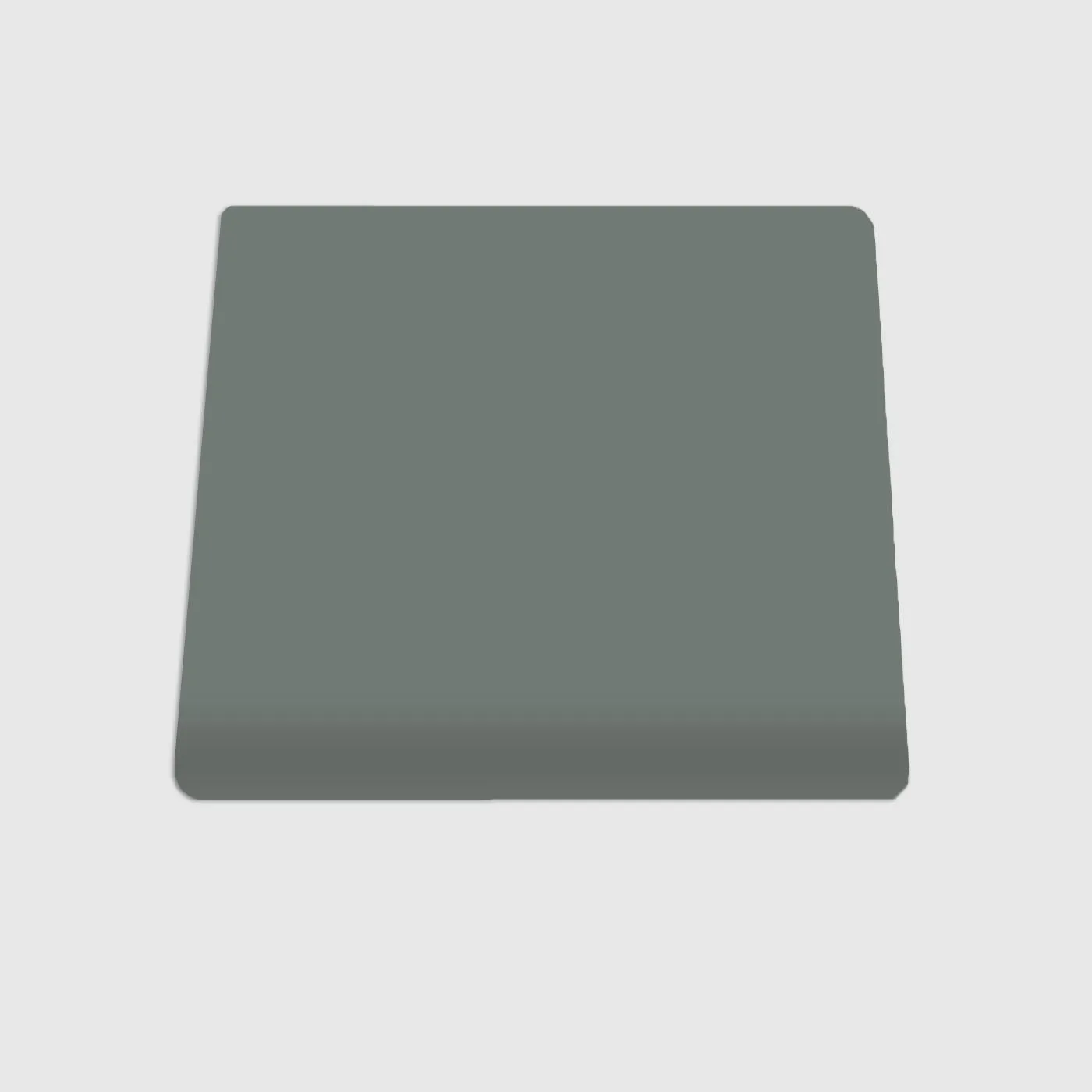 Single Bullnose Sagebrush Matte Tile 4"x4"