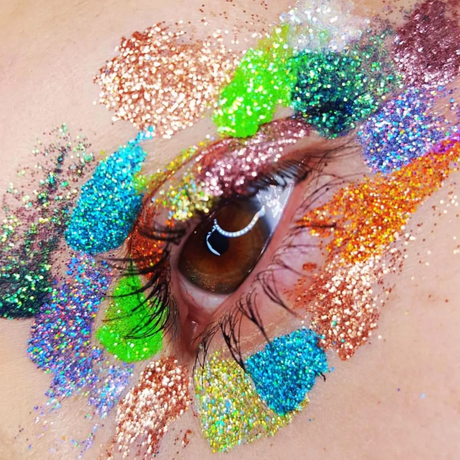 Stargazer Multifunctional Cosmetic Glitter Shaker, 0.18 oz - Add a Sparkling Touch to Your Hair and Body for an Eye-Catching Glam Look, Perfect for Parties, Events, and Everyday Styling