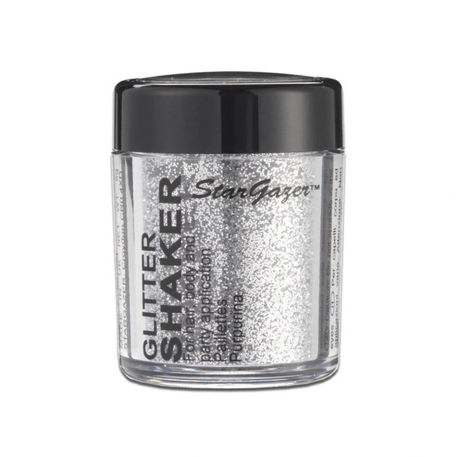 Stargazer Multifunctional Cosmetic Glitter Shaker, 0.18 oz - Add a Sparkling Touch to Your Hair and Body for an Eye-Catching Glam Look, Perfect for Parties, Events, and Everyday Styling
