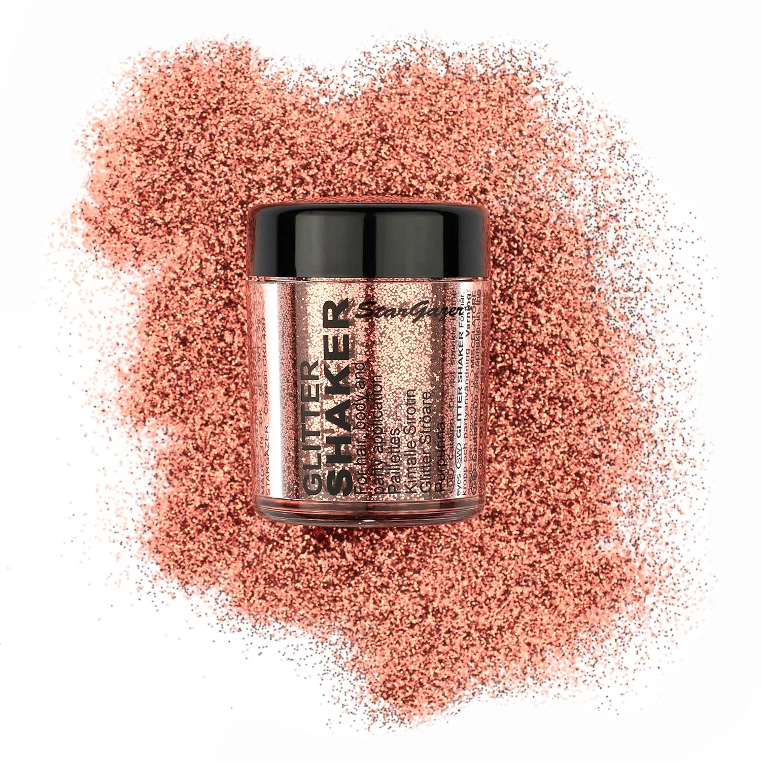 Stargazer Multifunctional Cosmetic Glitter Shaker, 0.18 oz - Add a Sparkling Touch to Your Hair and Body for an Eye-Catching Glam Look, Perfect for Parties, Events, and Everyday Styling