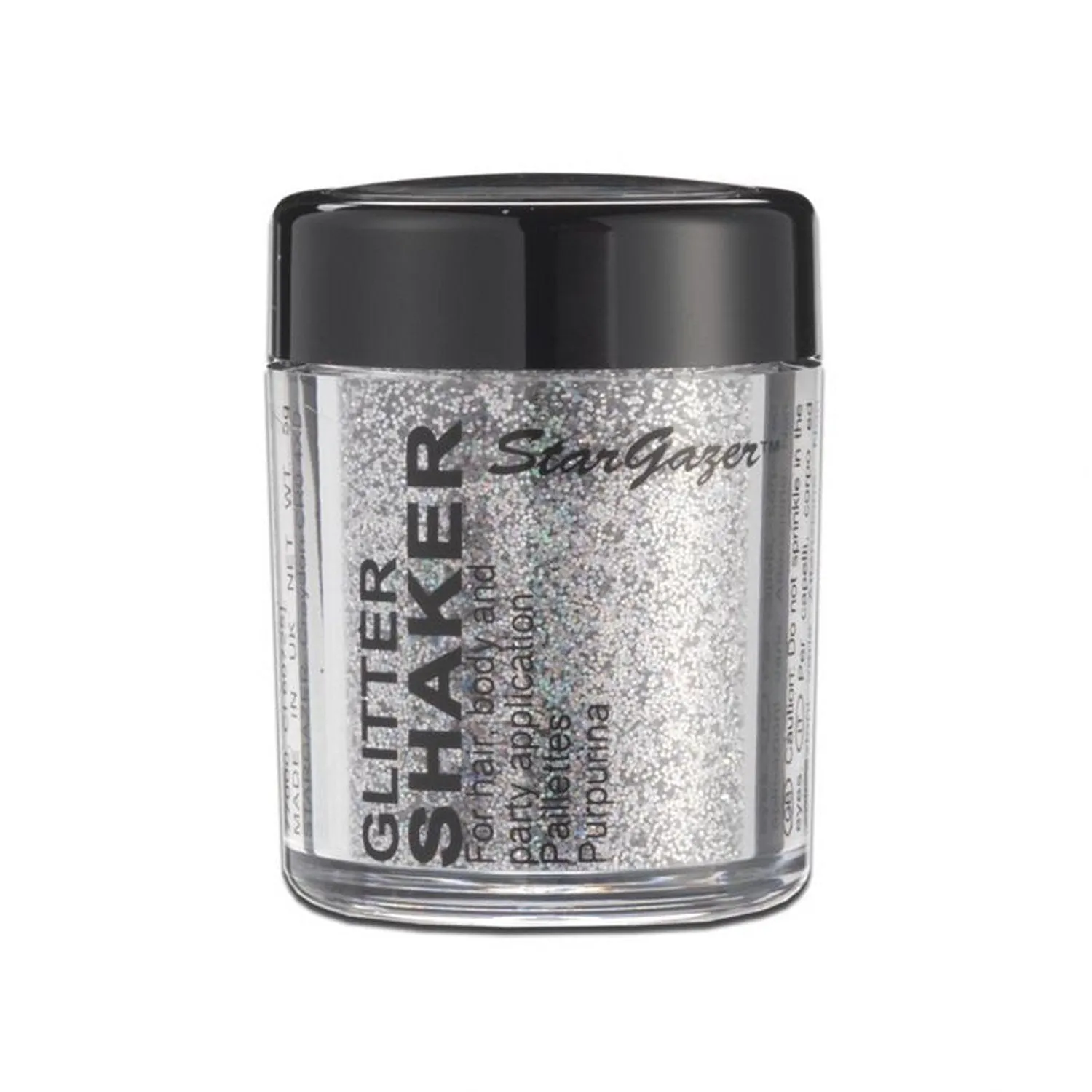 Stargazer Multifunctional Cosmetic Glitter Shaker, 0.18 oz - Add a Sparkling Touch to Your Hair and Body for an Eye-Catching Glam Look, Perfect for Parties, Events, and Everyday Styling