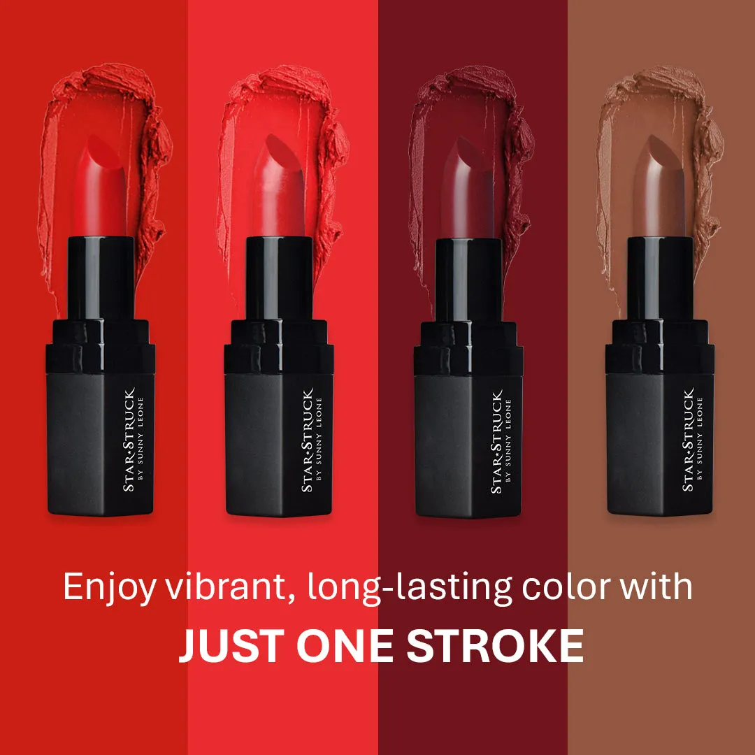Starry Night - Luxe Matte Lipstick, Maroon | 4.2gms