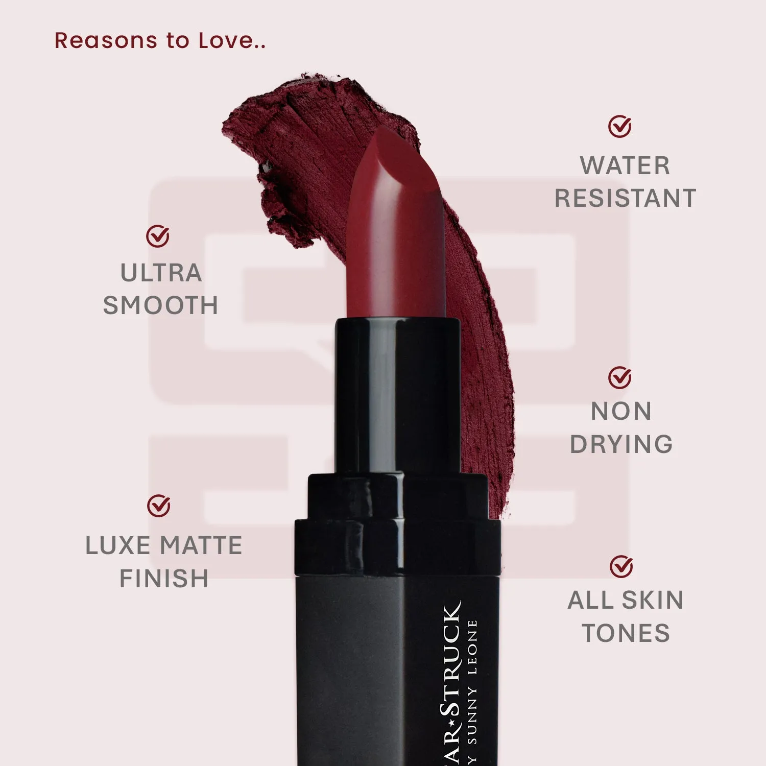 Starry Night - Luxe Matte Lipstick, Maroon | 4.2gms