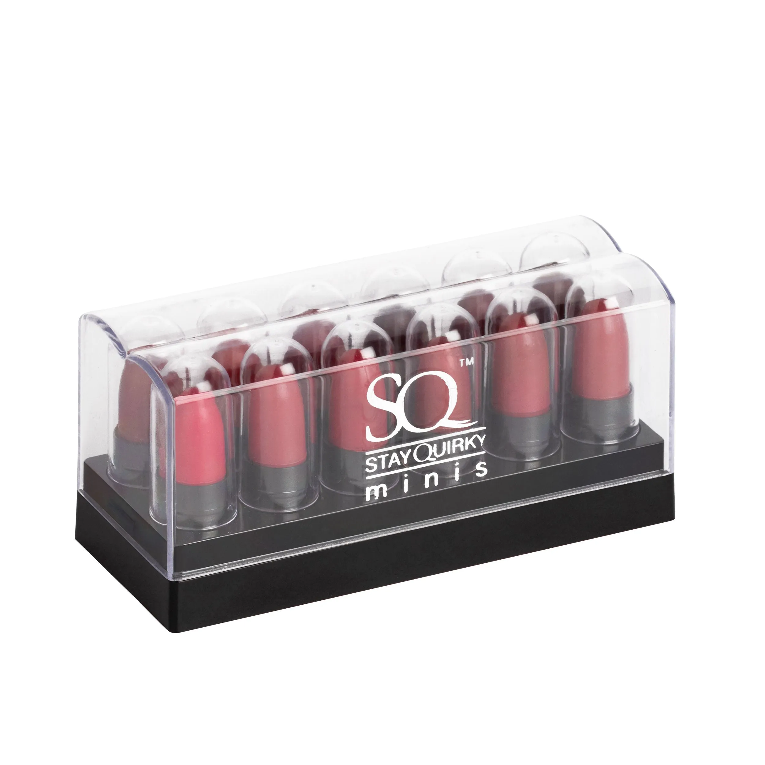 Stay Quirky Lipstick Soft Matte Minis|12 in 1|Long lasting|Smudgeproof|Multicolored| - For Our First Kiss Set of 12 Mini Lipsticks Kit 9 (14.4 g)