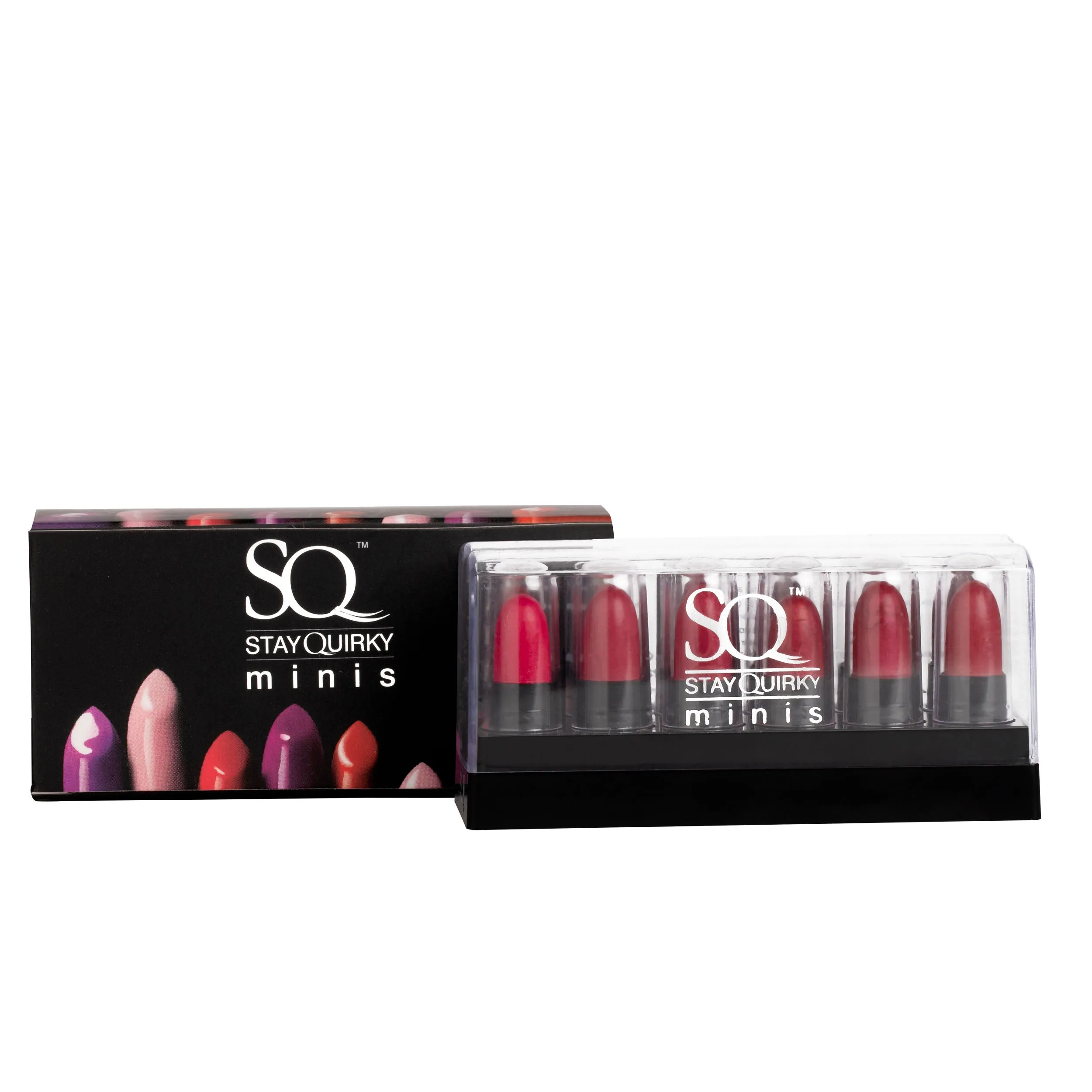 Stay Quirky Lipstick Soft Matte Minis|12 in 1|Long lasting|Smudgeproof|Multicolored| - For Our First Kiss Set of 12 Mini Lipsticks Kit 9 (14.4 g)