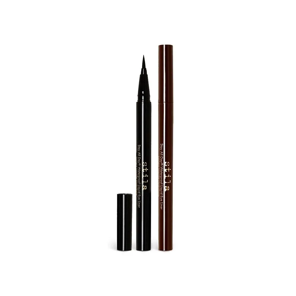 Stila Double Down Stay All Day Waterproof Liquid Eye Liner Duo Black/Brown