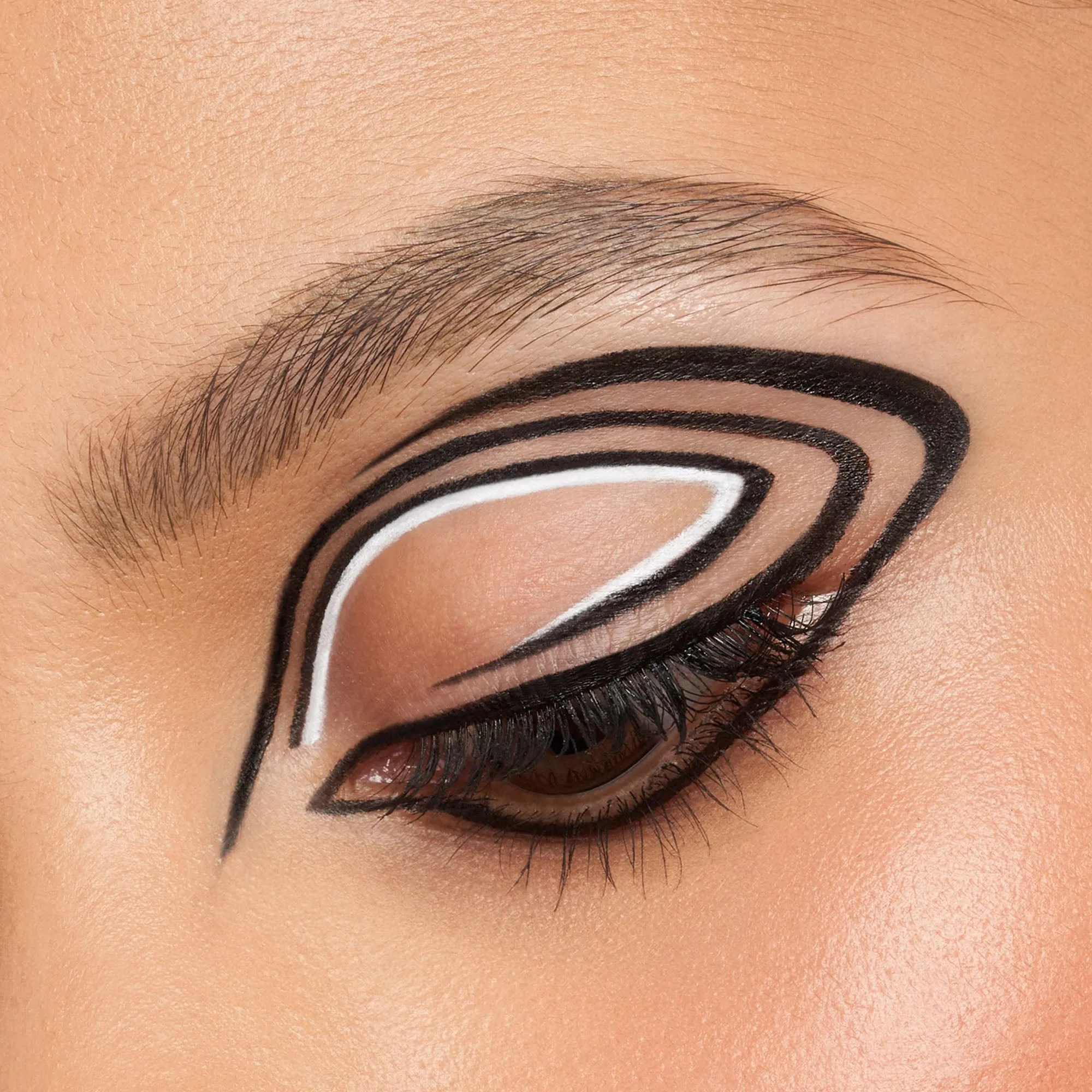 Stila Stay All Day® Dual-Ended Waterproof Liquid Eye Liner: Two Colours - Intense Black and Snow