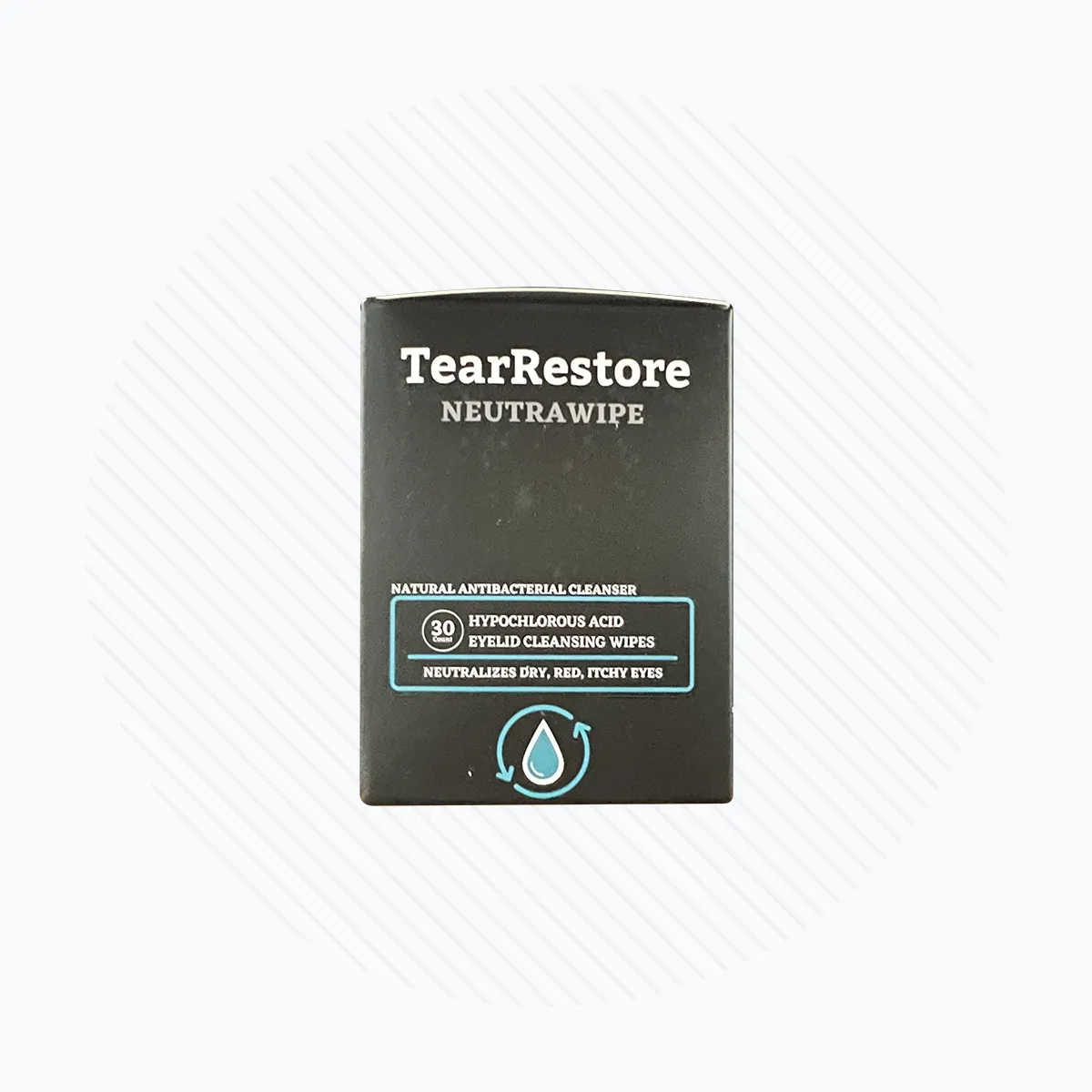 TearRestore NeutraWipe Hypochlorous Eyelid Wipes (30 Count)