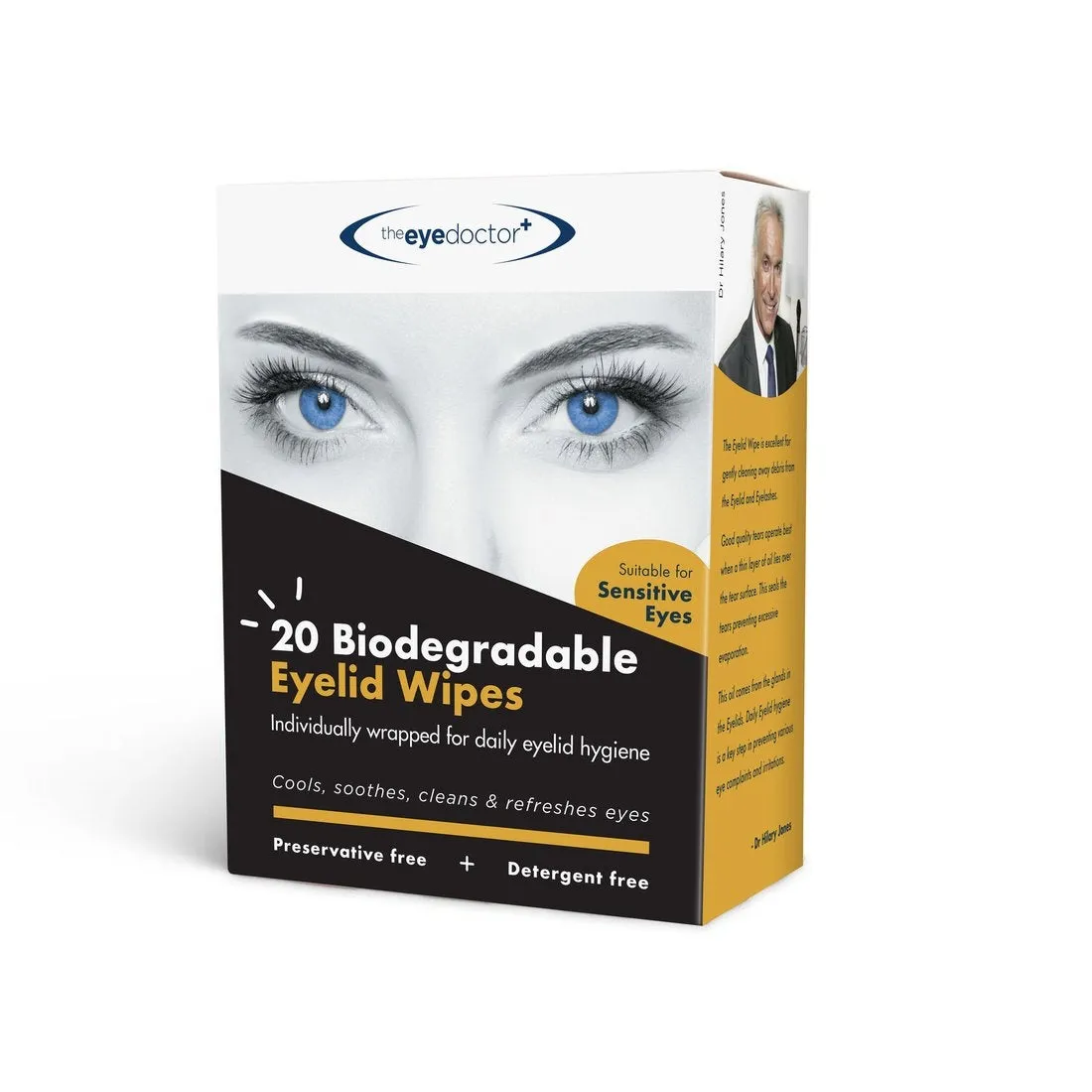 The Eye Doctor Lid Biodegradable Wipes - 20 Wipes