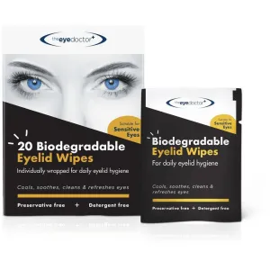 The Eye Doctor Lid Biodegradable Wipes - 20 Wipes