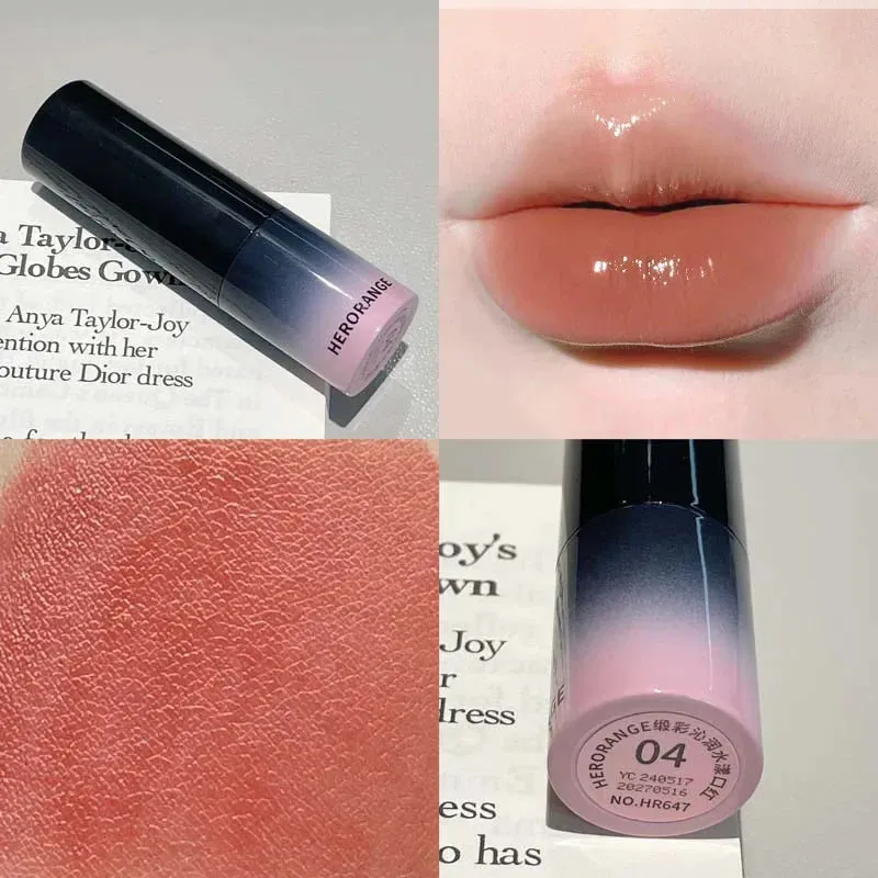 Toleet-Christmas/Thanksgiving Gift Winter Makeup Ideas Mirror Lips Plumping Moisturizing Lipstick Natural Lasting Nourish Water Gloss Lip Gloss Lipstick Stick Korean Make Up Cosmetics