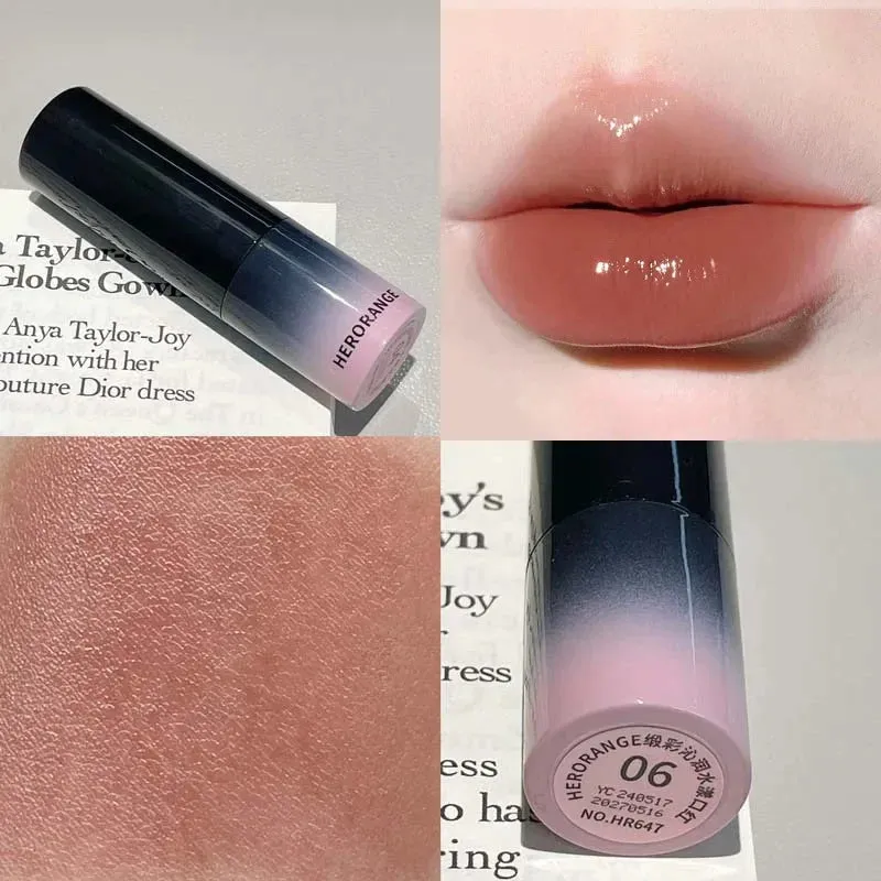 Toleet-Christmas/Thanksgiving Gift Winter Makeup Ideas Mirror Lips Plumping Moisturizing Lipstick Natural Lasting Nourish Water Gloss Lip Gloss Lipstick Stick Korean Make Up Cosmetics