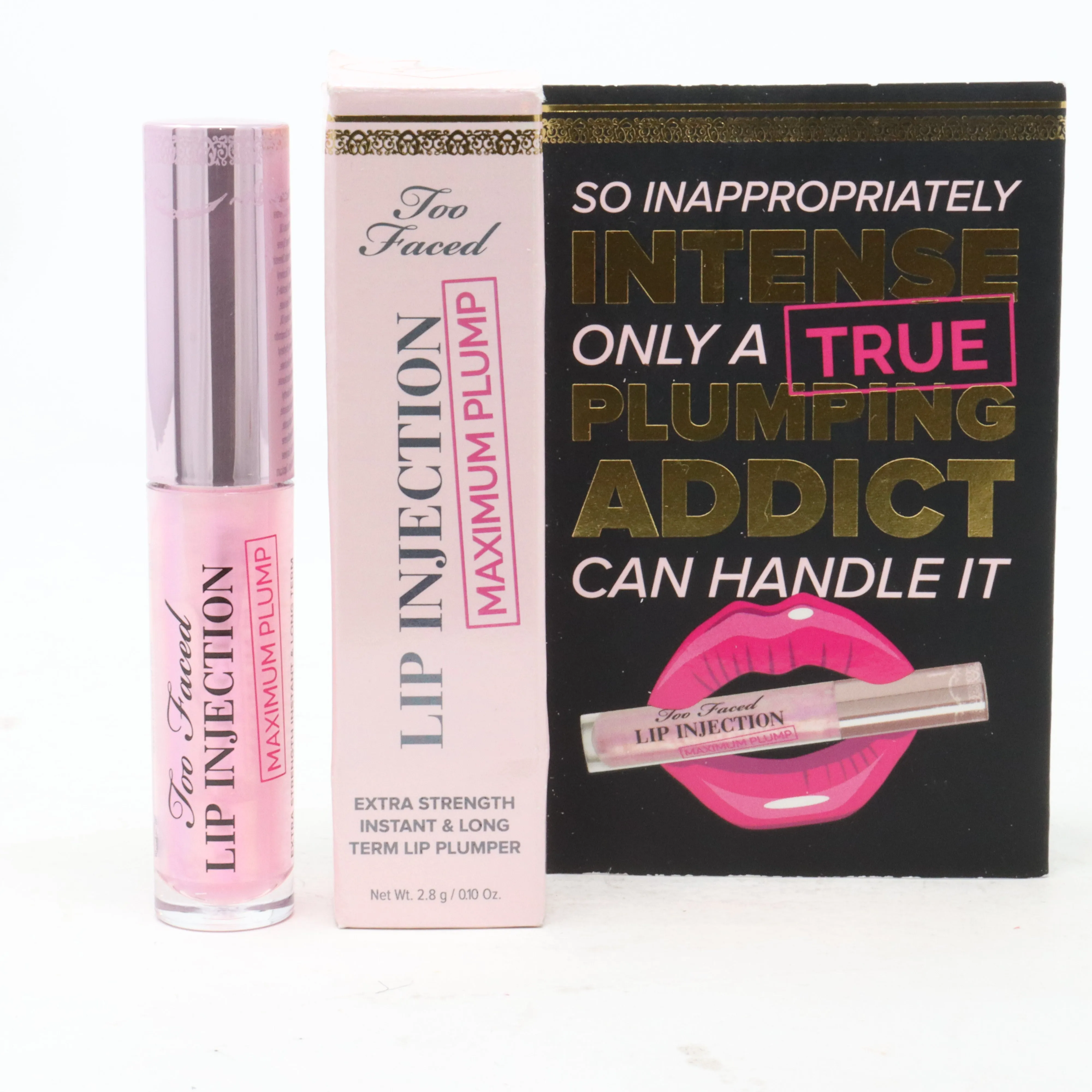 Too Faced Maximum Plump Lip Injecttion  0.10oz/2.8g New With Box
