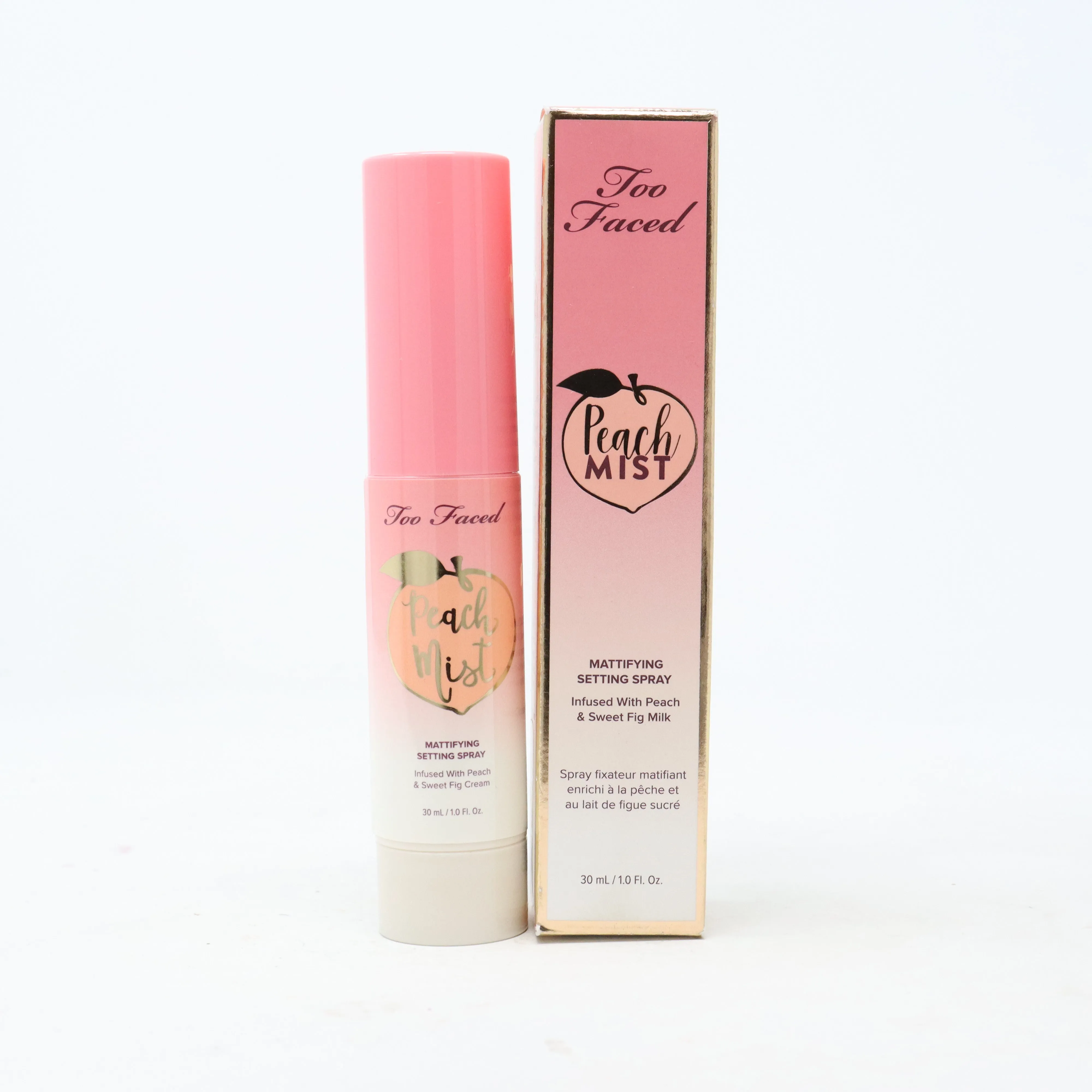 Too Faced Peach Mist Mattifying Setting Spray  1.0oz/30ml New With Box