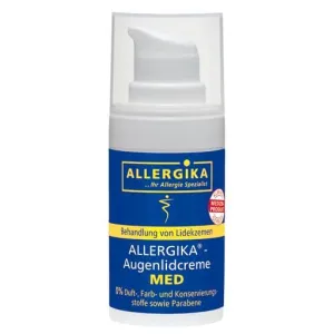 Treatment of eyelid eczema, ALLERGIKA eyelid cream MED