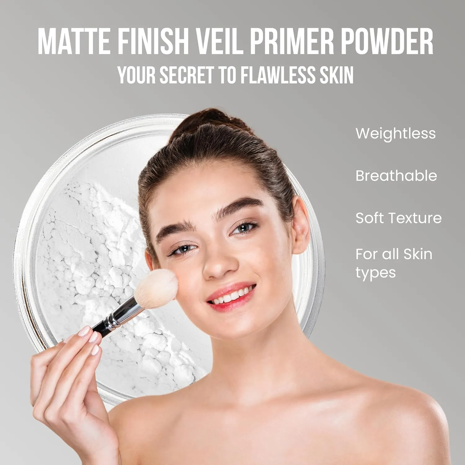 ULTIMATE KIT (FAIR 1) Full Size Mineral Makeup Set Matte Foundation Kit Bare Face Sheer Powder Cover