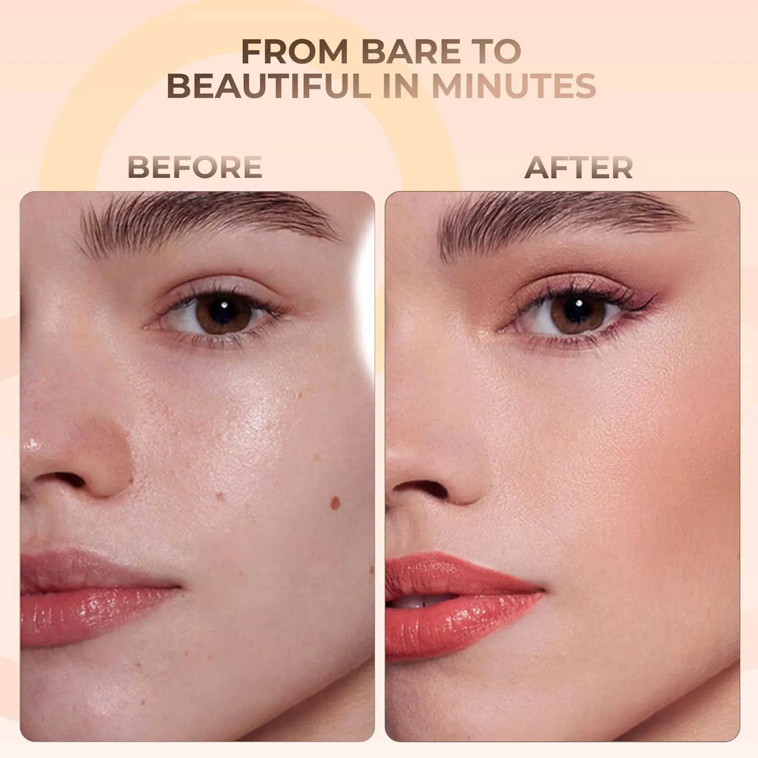 ULTIMATE KIT (FAIR 1) Full Size Mineral Makeup Set Matte Foundation Kit Bare Face Sheer Powder Cover