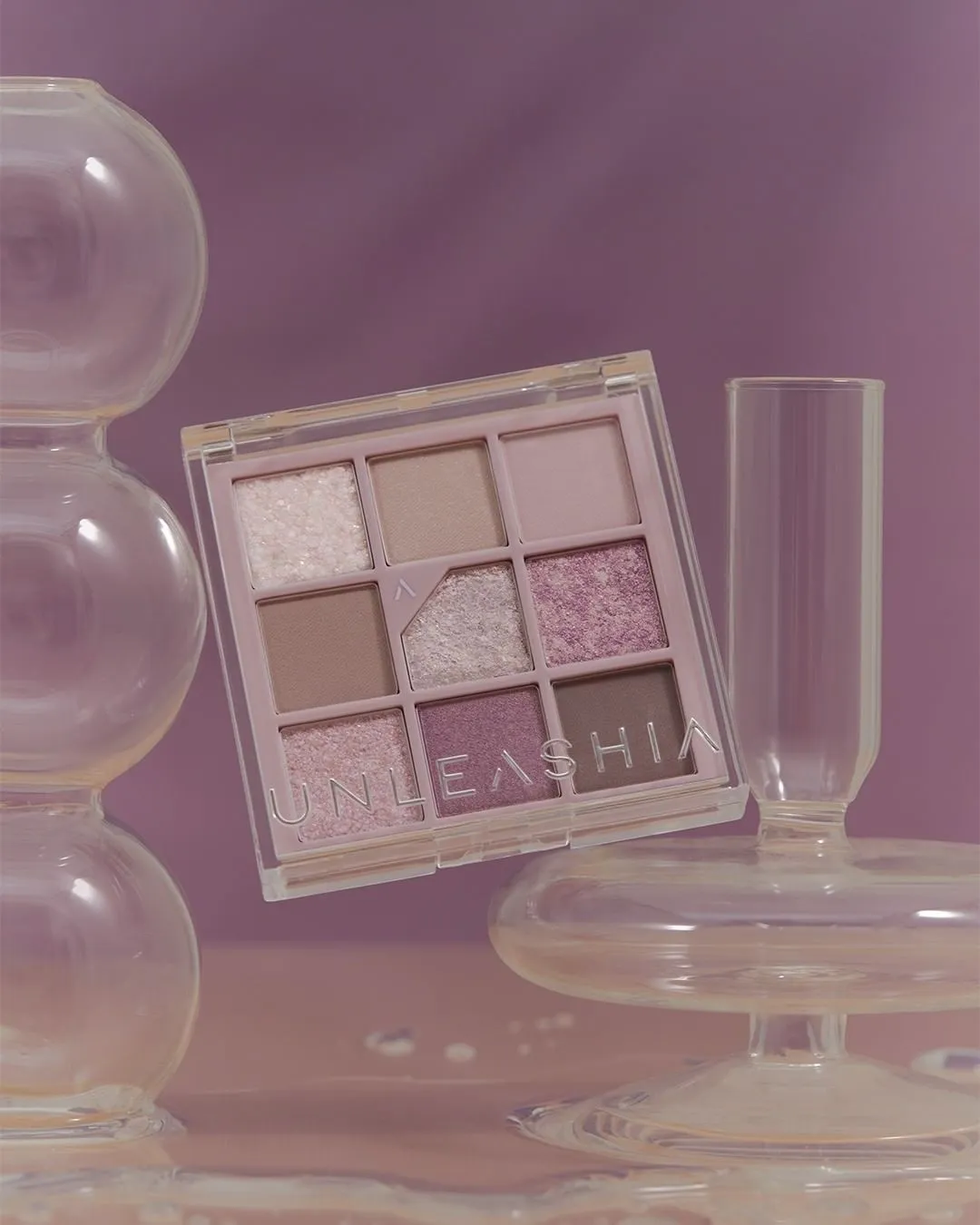 UNLEASHIA Glitterpedia Eye Palette NO.4 All of Lavender Fog