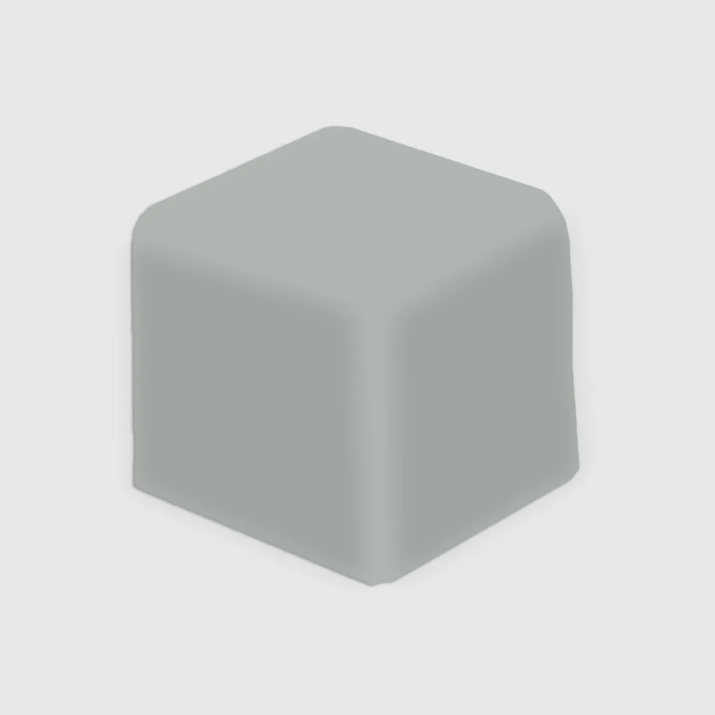 V Cap Corner Spur Gray 2"