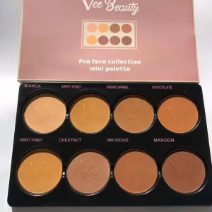 Vee Beauty Pro Face 8 in 1 Collection Mini Palette