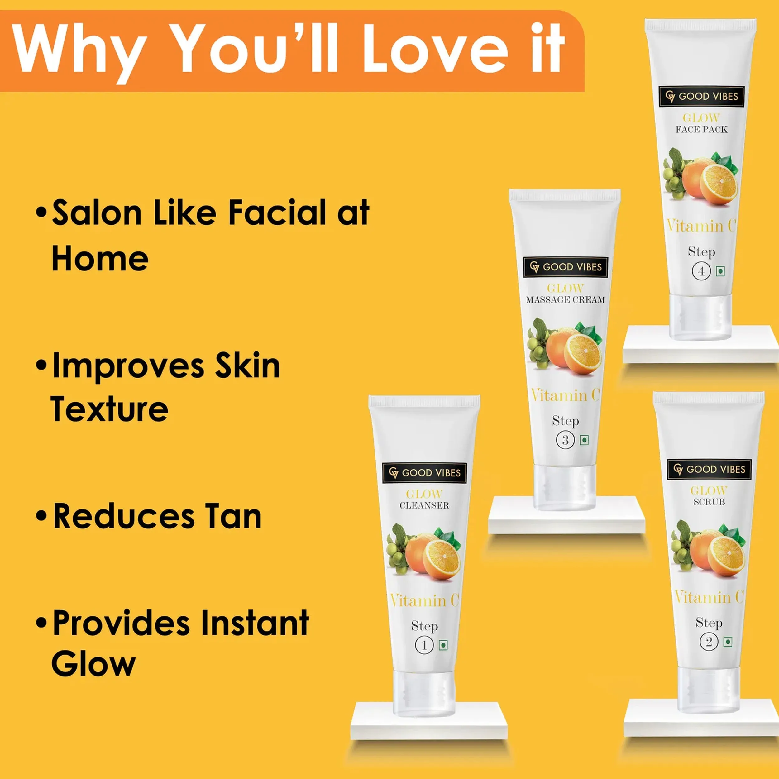 Vitamin C Glow Facial Kit - BUY 1 GET 1(400g)