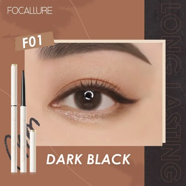 Waterproof Eyeliner Gel Ultra-slim 1.7mm Soft, High Pigment Professional