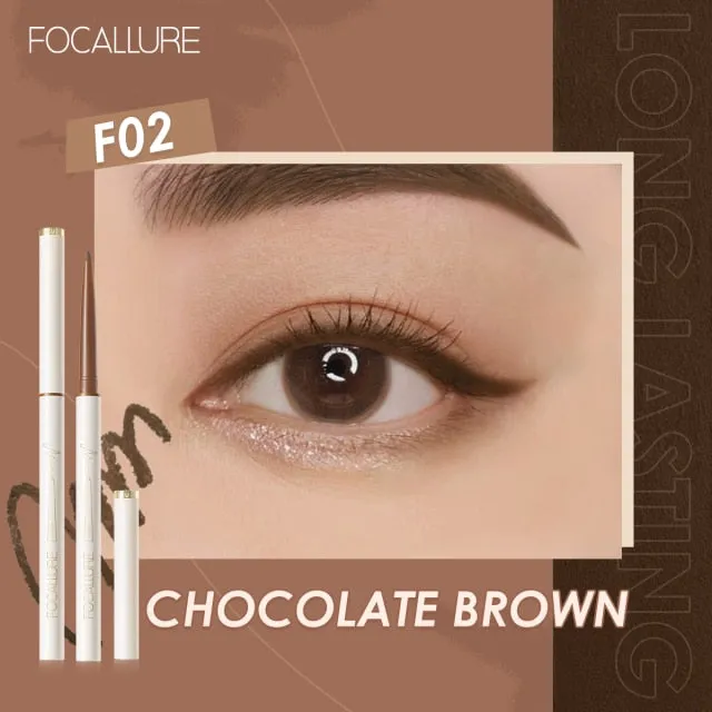 Waterproof Eyeliner Gel Ultra-slim 1.7mm Soft, High Pigment Professional