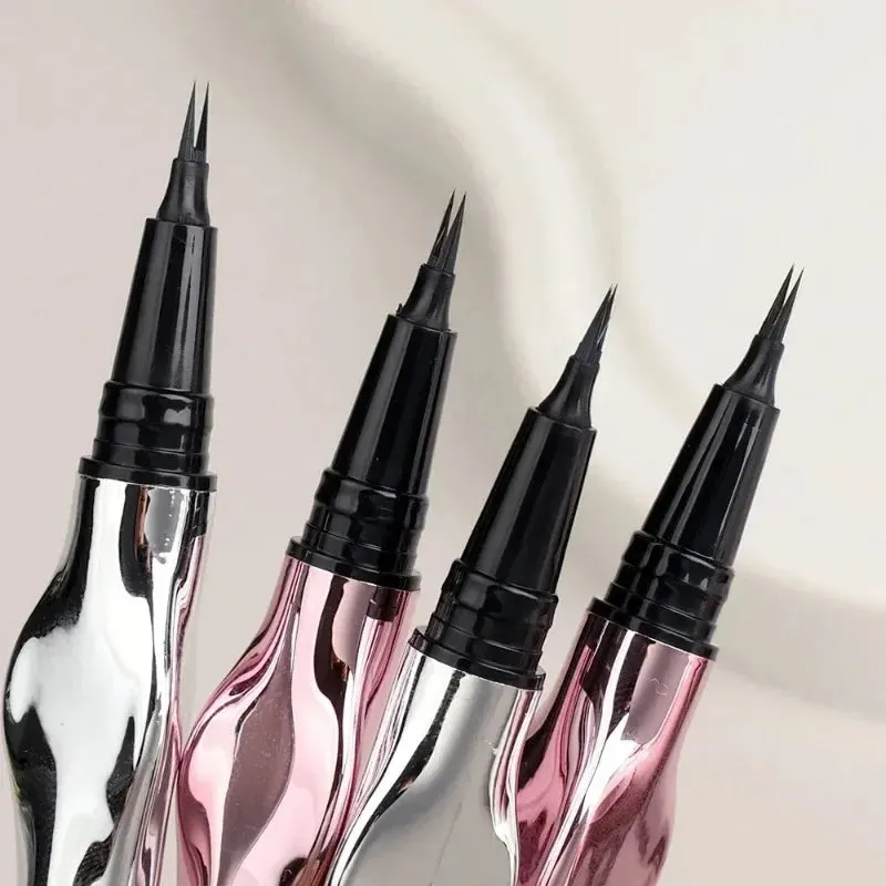 Yeknu Ultra-fine Wild Eyebrow Pencil Long Lasting Easy To Grip Eyebrow Tattoo Waterproof Thin Liquid Lying Silkworm Brow Pen Makeup