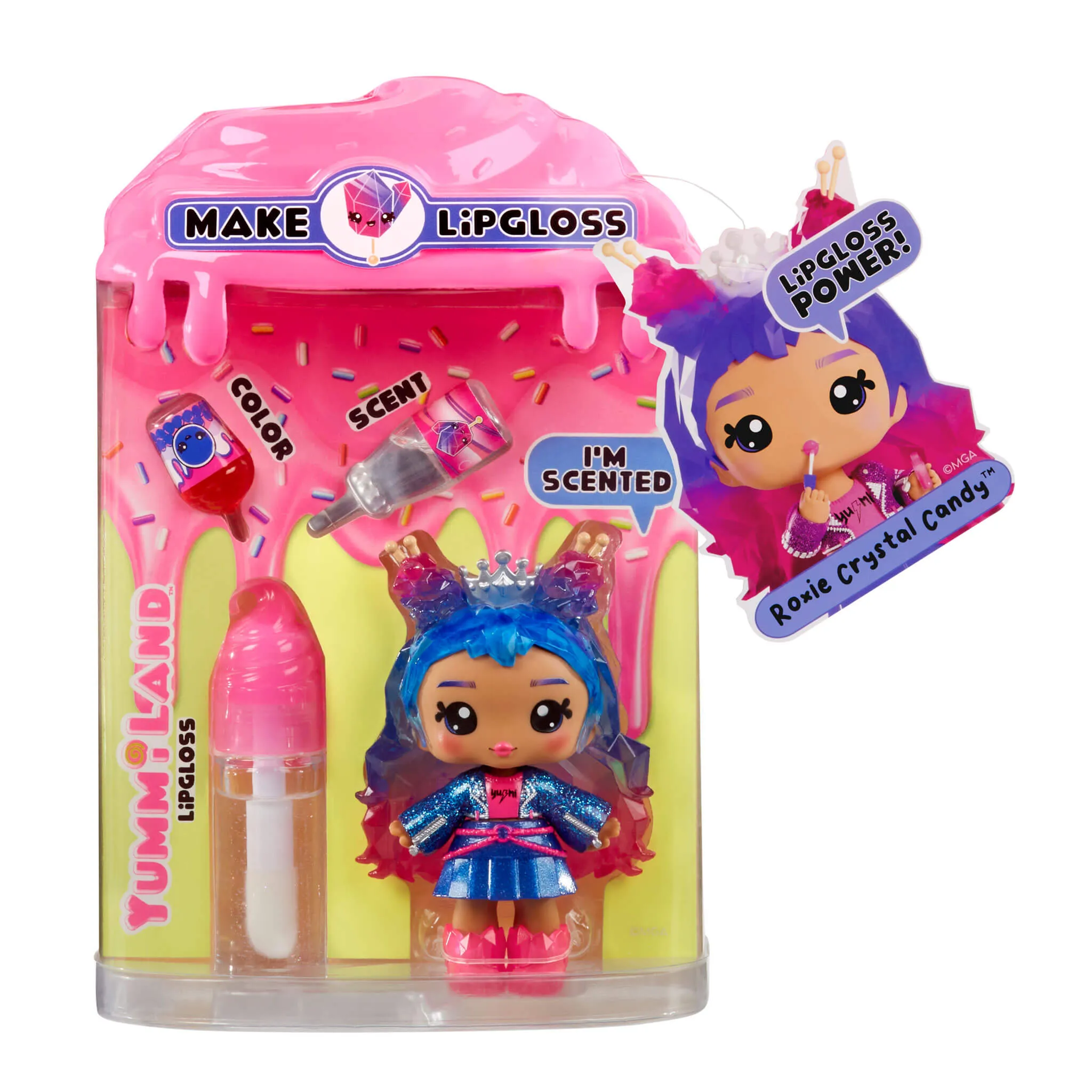 Yummiland Lip Gloss Doll – Roxie Crystal Candy – Series 2